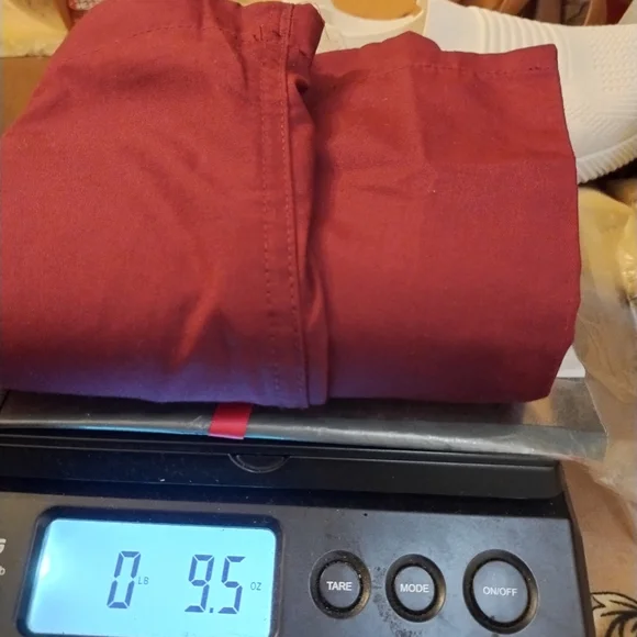 Cherokee Work wear Unisex Burgundy Uniform Wide-Leg Pants Size Large - Picture 8 of 8